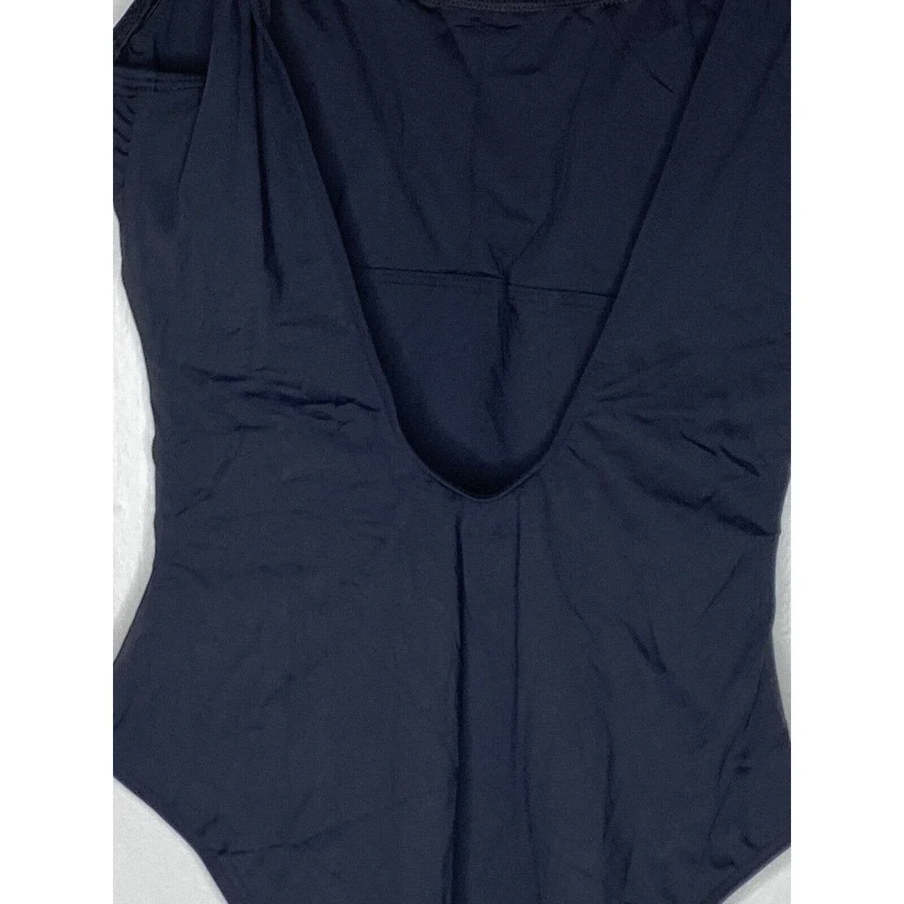 NWT Everlane Womens Square Neck One Piece Swimsuit Size Small Padded Lined Black